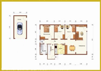  Erdgeschoss/. Wohnung  Nr.1 