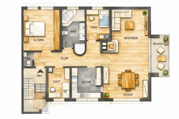  Obergeschoss 2 Wohnung 